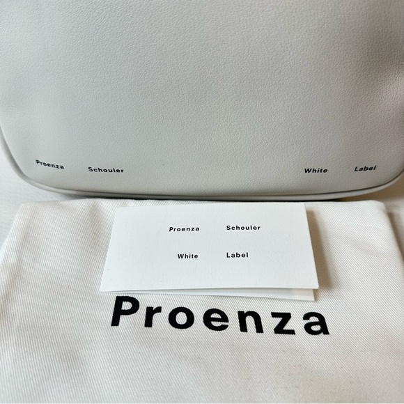 NEW PROENZA SHOULER WATTS LEATHER CAMERA BAG OFF WHITE/BLACK - Picture 7 of 13